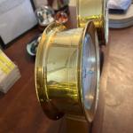 Weems & Plath Brass Time Clock & Barometer Set