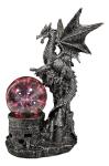 Saurian Smaug Dragon Lamp with Flashing Plasma Ball