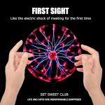 Touch-Interactive Color-Changing Plasma Ball Lamp