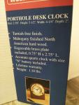 Weems & Plath Porthole Desk Clock 312400