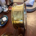 Weems & Plath Brass Time Clock & Barometer Set