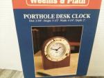 Weems & Plath Porthole Desk Clock 312400