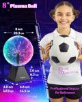 8-Inch Plasma Ball Lamp - Touch & Sound Sensitive