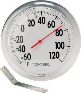 Taylor 5630 Indoor Outdoor Thermometer, 6" Diameter