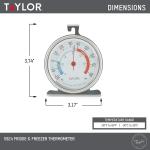 Taylor 3-Pack Large Dial Kitchen Thermometers