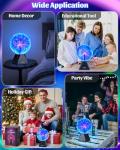 Theefun 8-Inch Touch Sensitive Plasma Ball Lamp