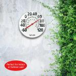 Taylor Extra Large Metal Indoor/Outdoor Thermometer