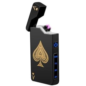 Rechargeable Dual Arc Electric Lighter - Black