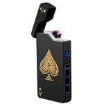 Rechargeable Dual Arc Electric Lighter - Black