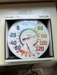 Taylor Metal Wall Thermometer and Hygrometer