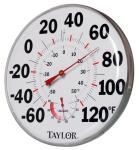 12" Thermometer and Humidity Gauge for Grow Rooms