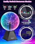 8-Inch Plasma Ball Lamp - Touch & Sound Sensitive