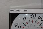 Easy-Read Metal Wall Thermometer and Hygrometer