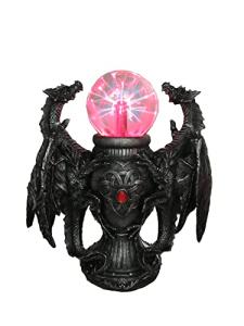 Dragon-Themed Plasma Ball Lamp with Touch Control