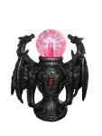 Dragon-Themed Plasma Ball Lamp with Touch Control