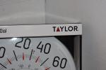 Easy-Read Metal Wall Thermometer and Hygrometer