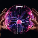 Interactive Plasma Globe Lamp for Learning and Decor