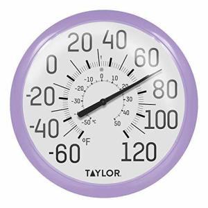 Big & Bold Outdoor Thermometer in Lilac