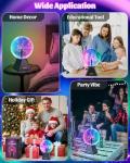 8-Inch Plasma Ball Lamp - Touch & Sound Sensitive