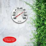 Large Indoor Outdoor Metal Thermometer with Clear Numbers