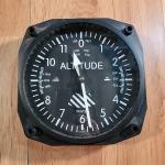 Trintec Analog Airplane Altimeter Wall Clock 6.5