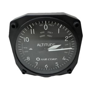 Aviation Altitude Wall Clock - 6.5" Black