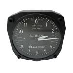 Aviation Altitude Wall Clock - 6.5" Black