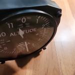 Trintec Analog Airplane Altimeter Wall Clock 6.5