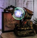 Steampunk Plasma Laser Ball Blaster Lamp