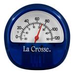 La Crosse Indoor/Outdoor Magnetic Analog Thermometer - Blue
