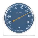 La Crosse 5.5" Indoor/Outdoor Dial Thermometer - Blue