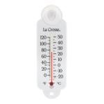 La Crosse 4" Indoor/Outdoor Tube Thermometer - White