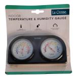 La Crosse Analog Thermometer and Humidity Gauge