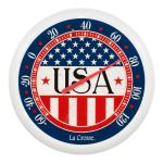 La Crosse 13.25" Round Indoor/Outdoor Thermometer