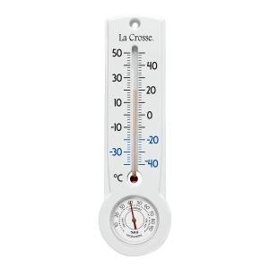 La Crosse 8.75" Celsius Indoor/Outdoor Thermometer & Hygrometer