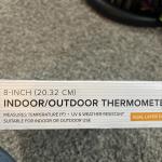 La Crosse 8" Round Indoor/Outdoor Dial Thermometer