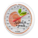 La Crosse 12" Round Dial Thermometer - Peach