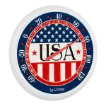 La Crosse 13.25" Round Indoor/Outdoor Thermometer