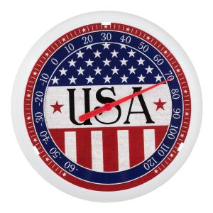 La Crosse 8" Round Indoor/Outdoor Dial Thermometer