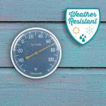 La Crosse 5.5" Indoor/Outdoor Dial Thermometer - Blue
