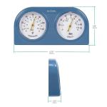 La Crosse Blue Analog Thermometer and Humidity Gauge