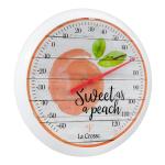 La Crosse 12" Round Dial Thermometer - Peach