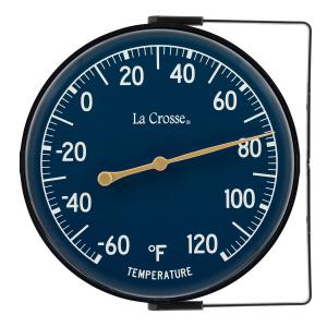 La Crosse 5.5" Indoor/Outdoor Thermometer with Bracket