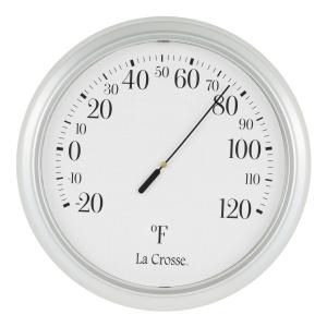 La Crosse 8" Round Indoor/Outdoor Dial Thermometer