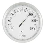 La Crosse 8" Round Indoor/Outdoor Dial Thermometer