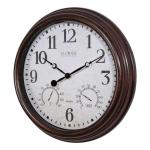 La Crosse Technology Wall Clock with Thermometer & Hygrometer