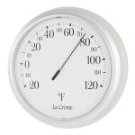 La Crosse 8" Round Indoor/Outdoor Dial Thermometer