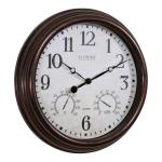 La Crosse Technology Wall Clock with Thermometer & Hygrometer