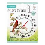 La Crosse 6" Indoor/Outdoor Cardinal Thermometer