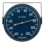 La Crosse 5.5" Indoor/Outdoor Thermometer with Bracket